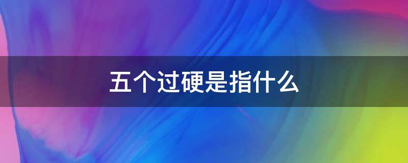 五个过硬是指什么（政法队伍五个过硬是指什么）