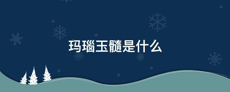 玛瑙玉髓是什么 高冰玛瑙玉髓是什么