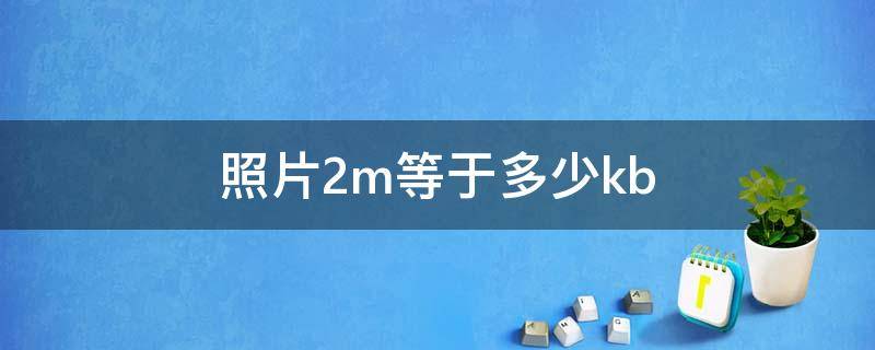 照片2m等于多少kb（照片2m等于多少mb）