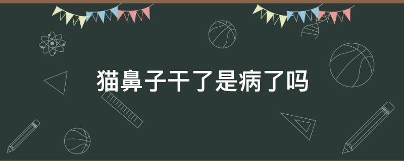 猫鼻子干了是病了吗（猫鼻子干的有事吗）