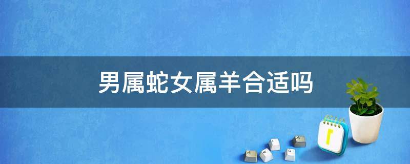 男属蛇女属羊合适吗 男属蛇女属羊好吗