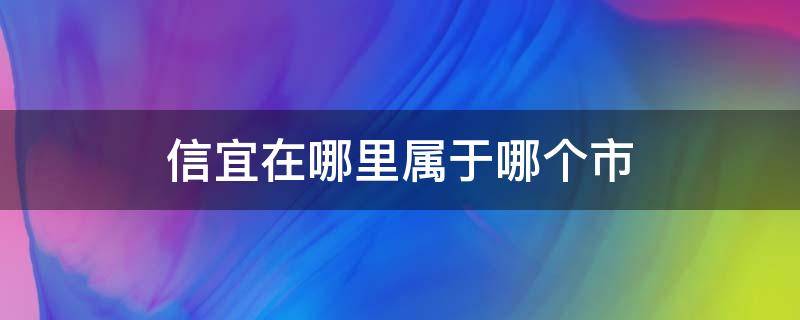 信宜在哪里属于哪个市（信宜属于哪个市哪个区）