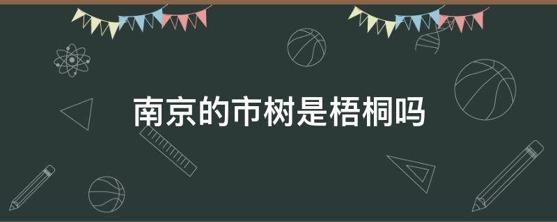 南京的市树是梧桐吗 梧桐树是南京的市树吗