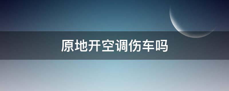 原地开空调伤车吗（电动汽车原地开空调伤车吗）