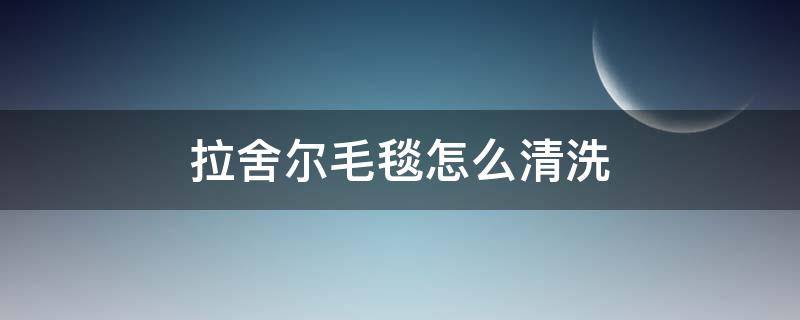 拉舍尔毛毯怎么清洗（拉舍尔毛毯如何机洗）