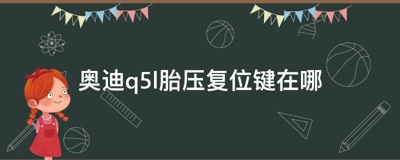 奥迪q5l胎压复位键在哪 奥迪q5l怎么复位胎压