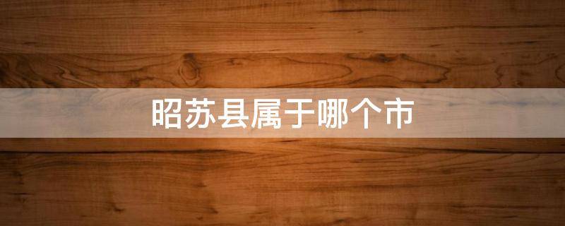 昭苏县属于哪个市（昭苏县属于哪个省哪个市）