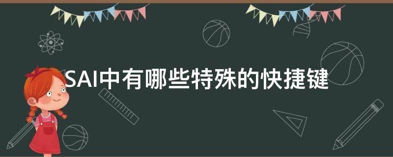 SAI中有哪些特殊的快捷键 sai怎么自定义快捷键