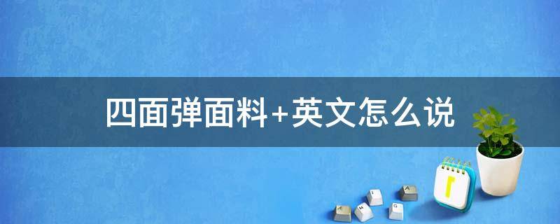 四面弹面料 四面弹面料容易皱吗