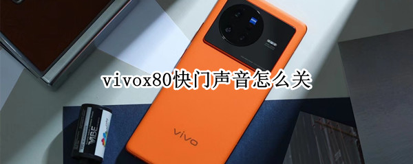 vivox80快门声音怎么关（vivox27快门声音怎么关）