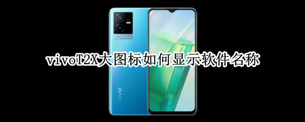 vivoT2X大图标如何显示软件名称（vivox20怎么更改软件图标和名字）