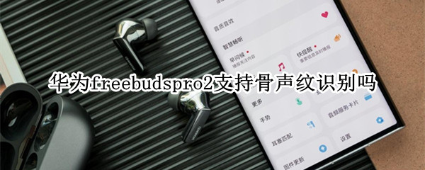 华为freebudspro2支持骨声纹识别吗 freebuds2pro骨声纹 支持的手机