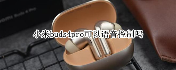 小米buds4pro可以语音控制吗 小米手机buds能弹窗吗