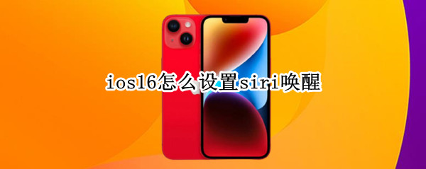 ios16怎么设置siri唤醒（苹果11唤醒Siri设置方法）