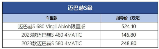 迈巴赫车的价格和图片，迈巴赫车多少钱一台