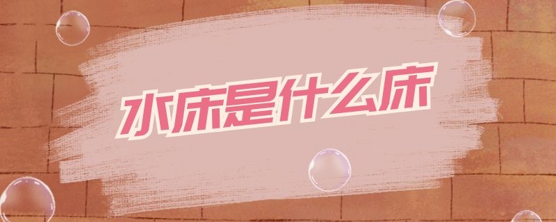 水床是什么床 水床到底是什么