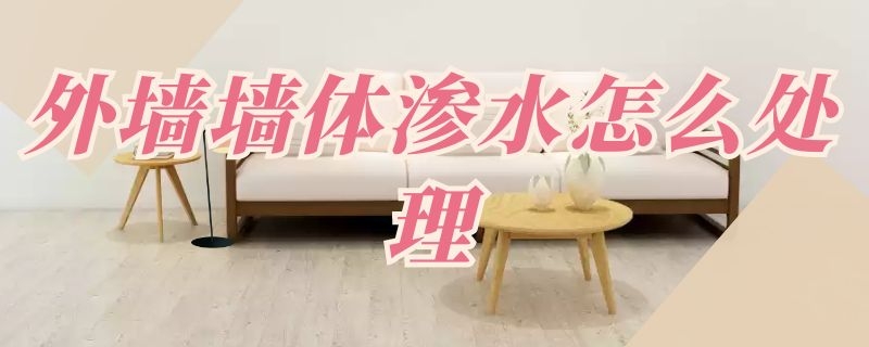 外墙墙体渗水怎么处理（外墙墙体渗水怎么处理干净）