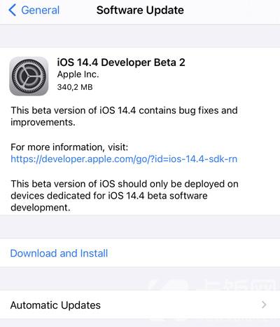 iOS1.4.4beta2描述文件下载（ios14.3beta2描述文件下载）