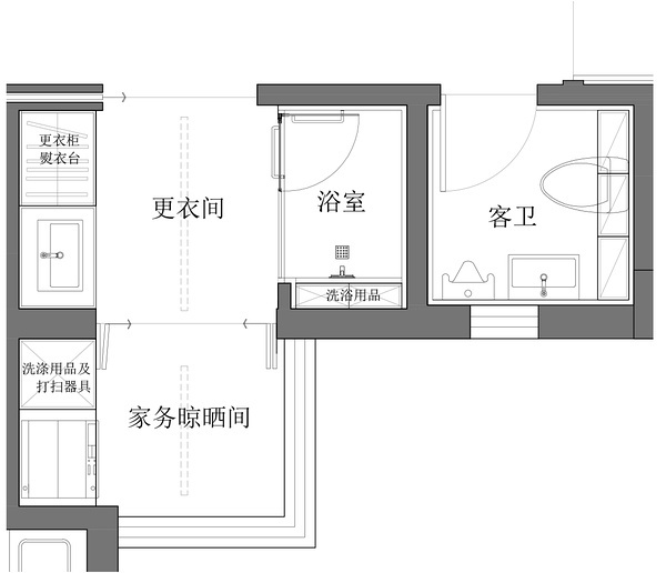 家务间布局设计（家务间布局设计效果图）