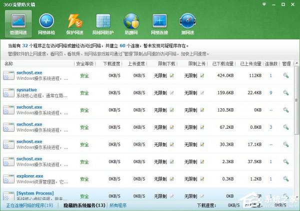 Win7系统Svchost.exe一直占用网速怎么解决