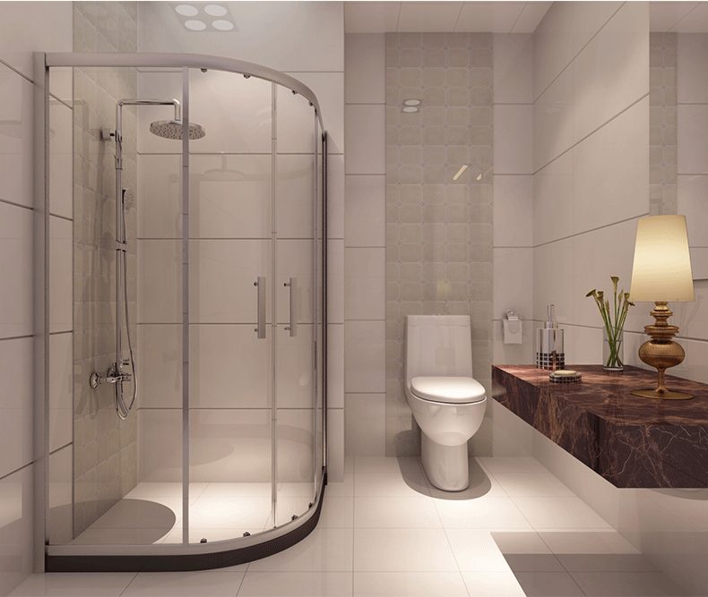 淋浴房弧形门—弧形淋浴房安装流程 弧型淋浴房安装