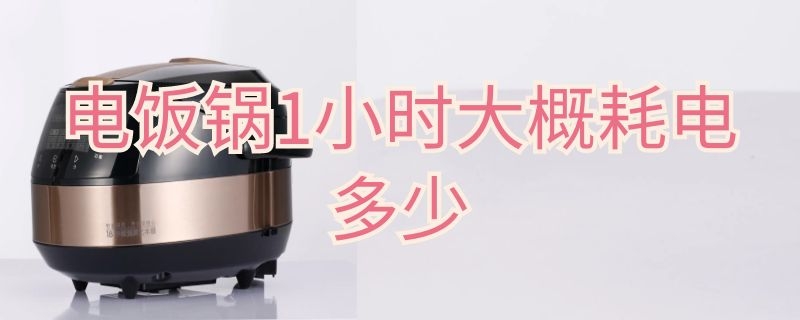 电饭锅1小时大概耗电多少 电饭锅1小时大概耗电多少?