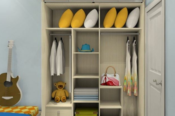 儿童衣柜怎么配色比较好 儿童衣柜配色装修效果图
