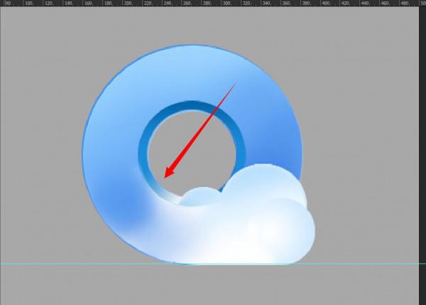 PSD如何临摹QQ浏览器图标?