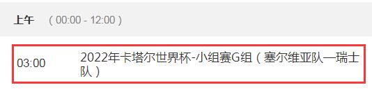 世界杯塞尔维亚vs瑞士几点直播时间 CCTV5视频直播瑞士对塞尔维亚比赛