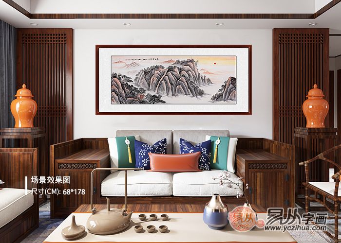 中式风格客厅该怎样挂画 中式风格客厅该怎样挂画好看