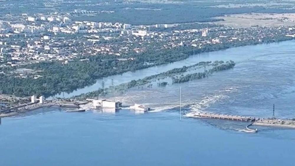 卡霍夫卡水电站大坝被炸 卡霍夫卡水库