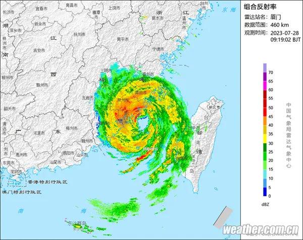 福建史上第二强！“杜苏芮”已登陆，中心最大风力15级！10余省份将掀强风雨