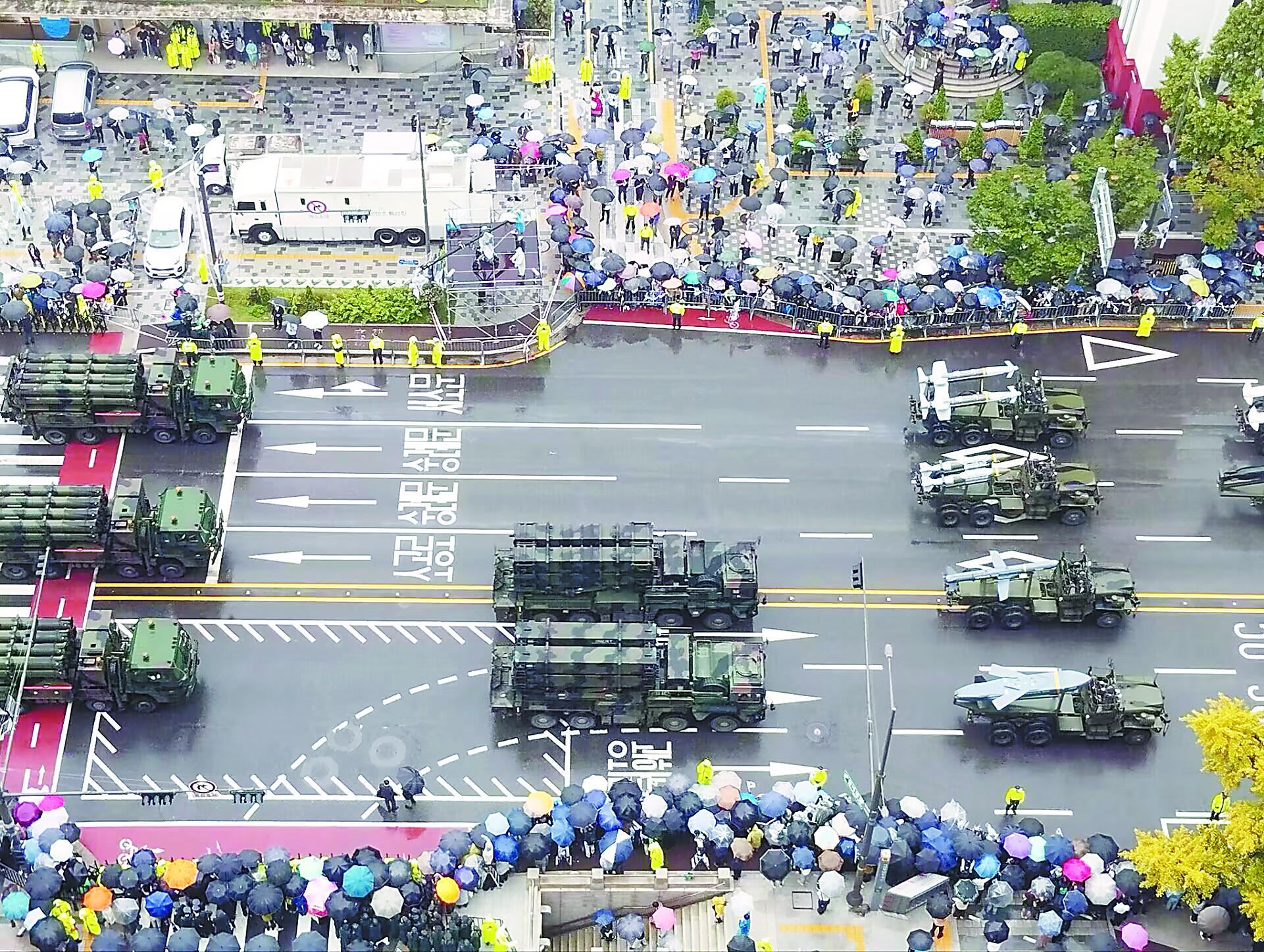 韩国高调阅兵展示“秘密武器”（韩国阅兵仪式视频完整版）