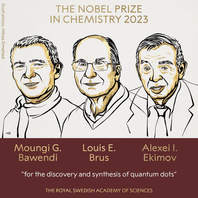 2023年诺贝尔化学奖揭晓，美国三位科学家获奖