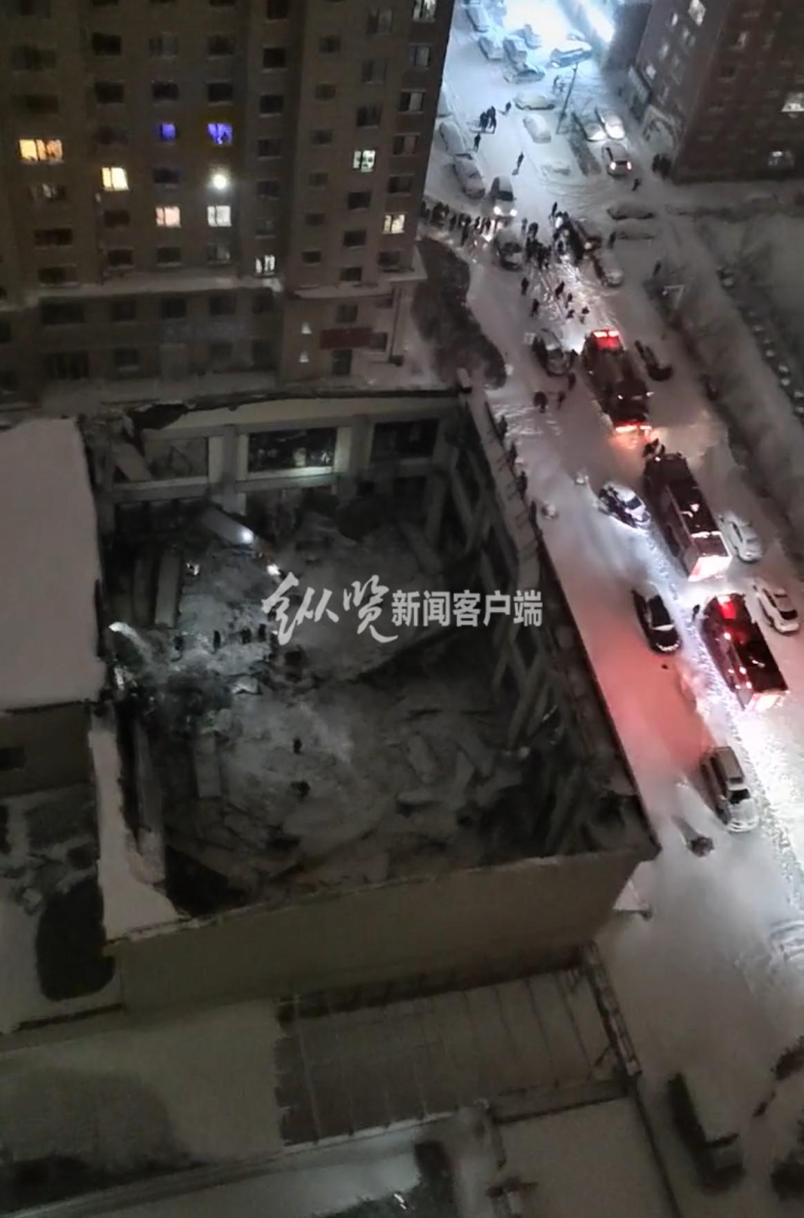黑龙江桦南县一体育馆发生坍塌，县长3个月前曾到此进行安全检查